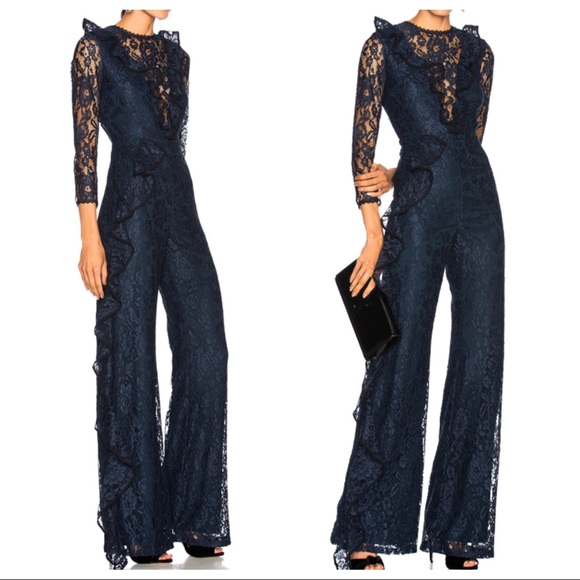 Alexis Pants - Alexis floral lace jumpsuit